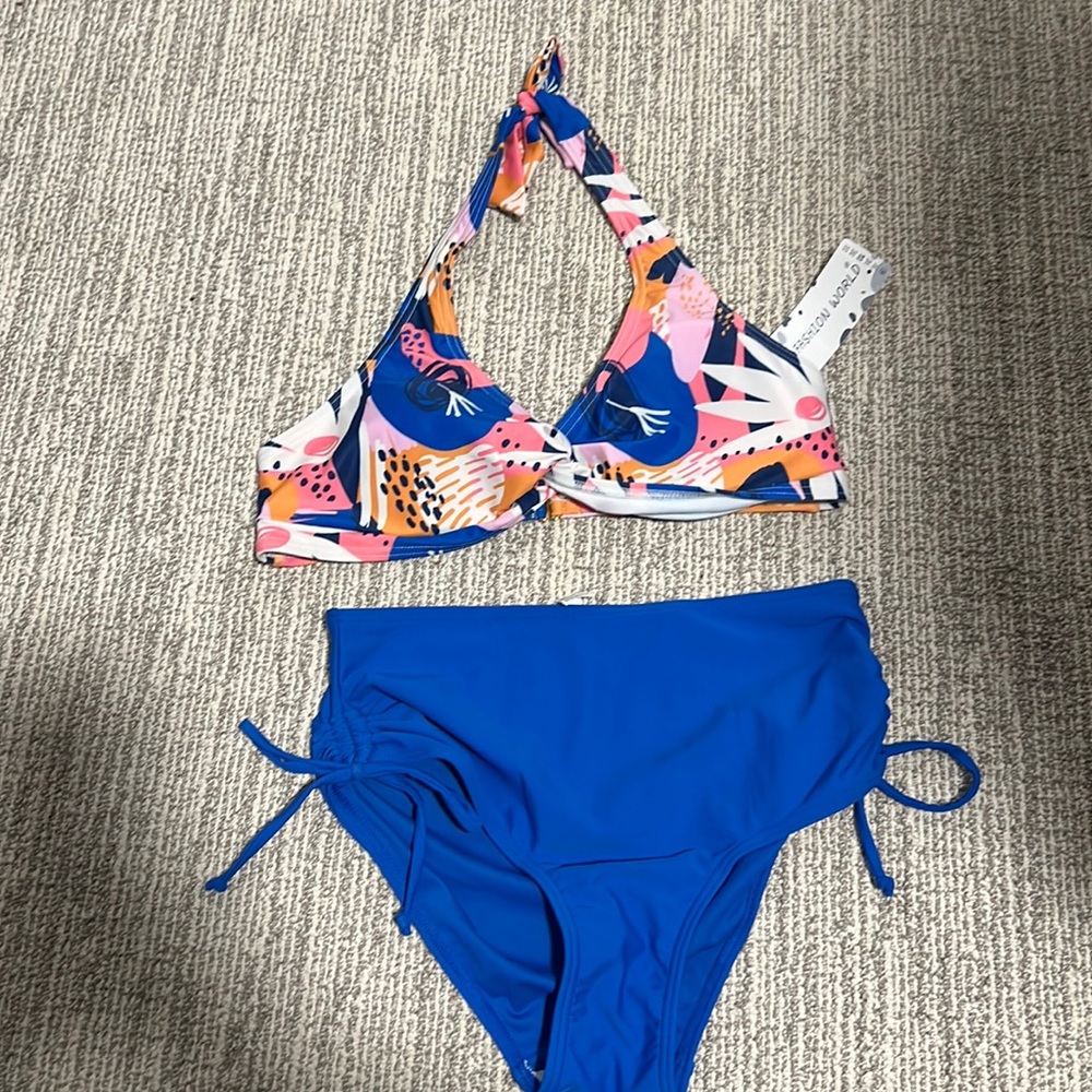 Fashion World 2-Piece Bikini in Blue 🆕